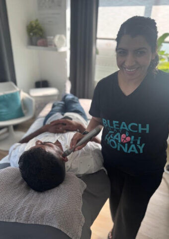 Raj, medical aesthetician and laser technician at Tbeau Chilliwack